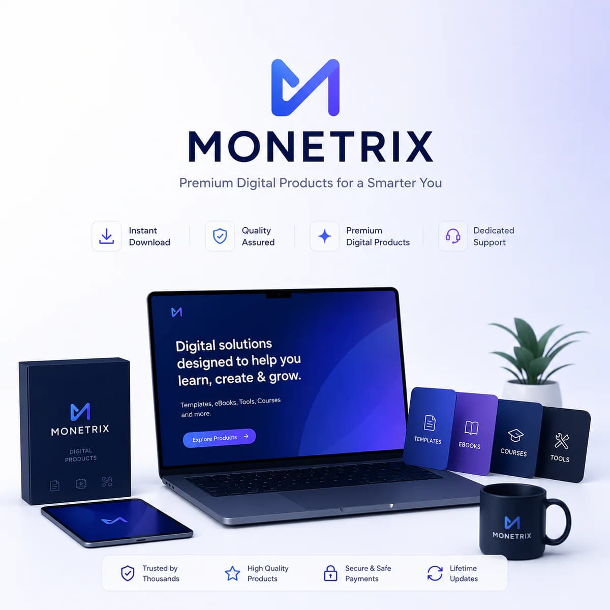 MoneTrix — Premium Digital Products